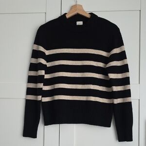A New Day Black Ribbed Sweater